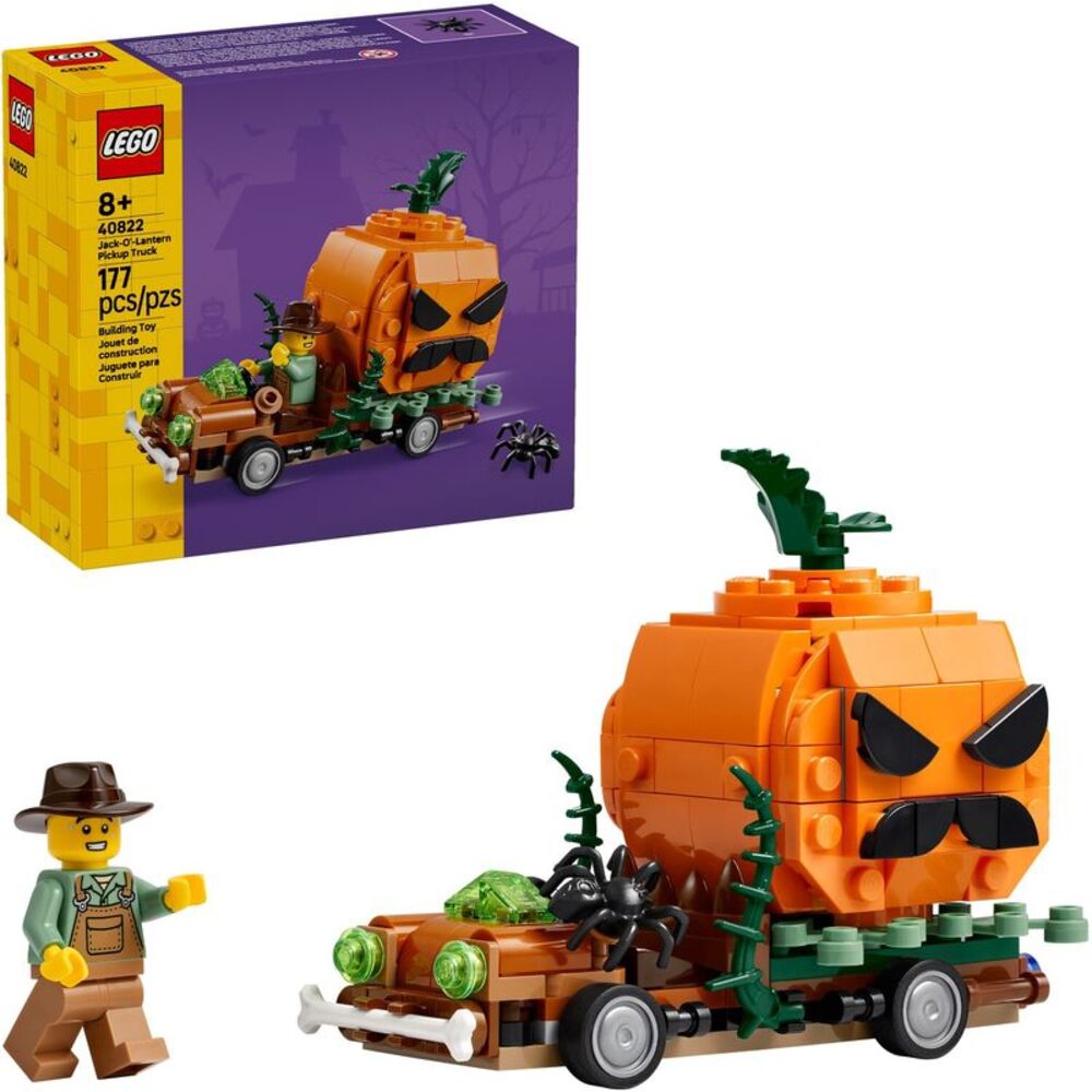 LEGO® Seasons and Occasions Jack-O'-Lantern Pickup Truck 40822  COLLECTIBLES